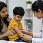Pediatric dermatologist examining children's skin problems in Mira Road